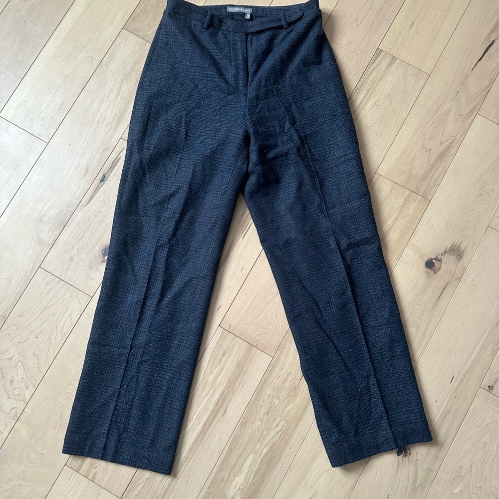 Tristan blue wool Trousers - Made in 🇨🇦